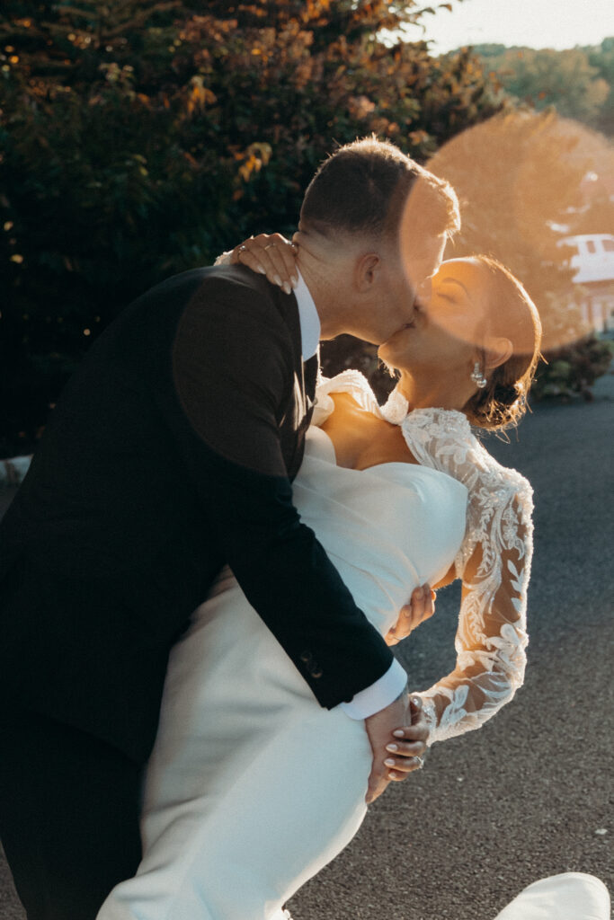 Couple photographed at diamond mills by brooklyn wedding photographer