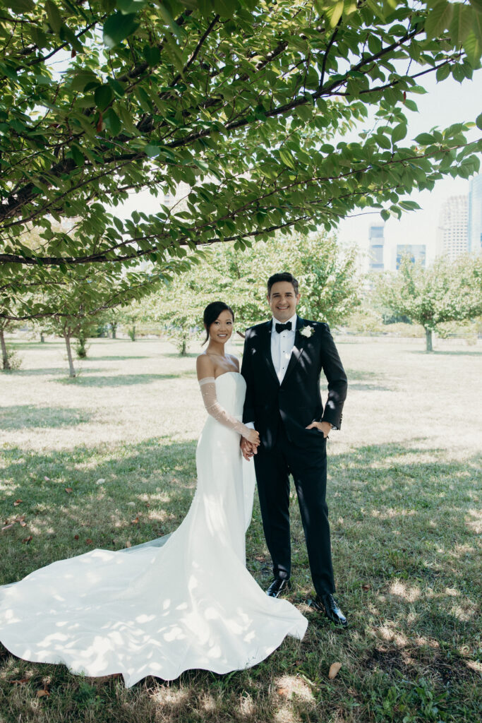 Couple photographed at maritime parc by brooklyn wedding photographer