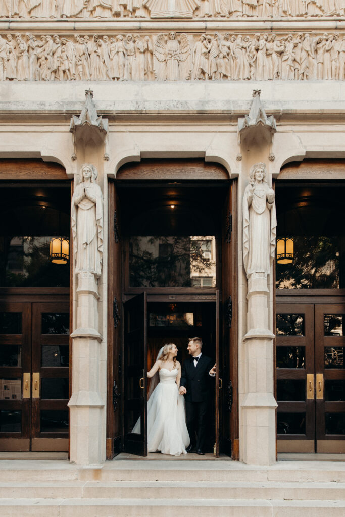 Couple photographed at upper west side by brooklyn elopement photographer