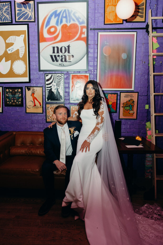 Couple photographed at asbury park by new jersey wedding photographer