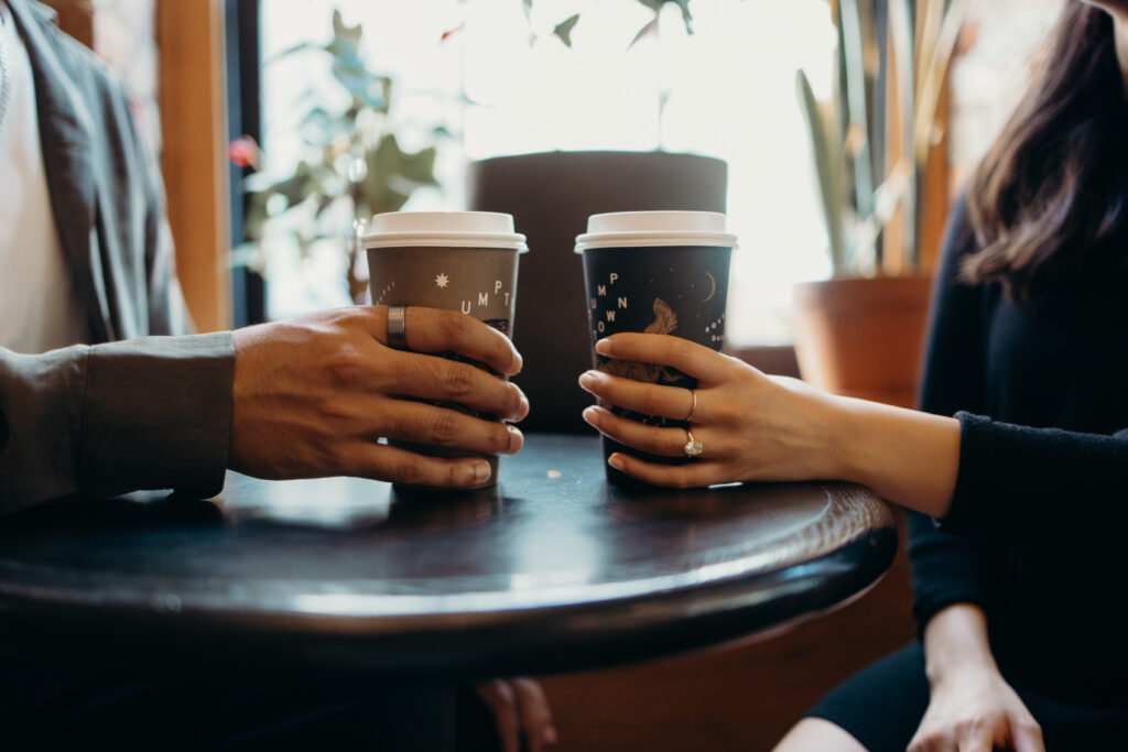 Couple photographed in west village by a new york engagement photographer