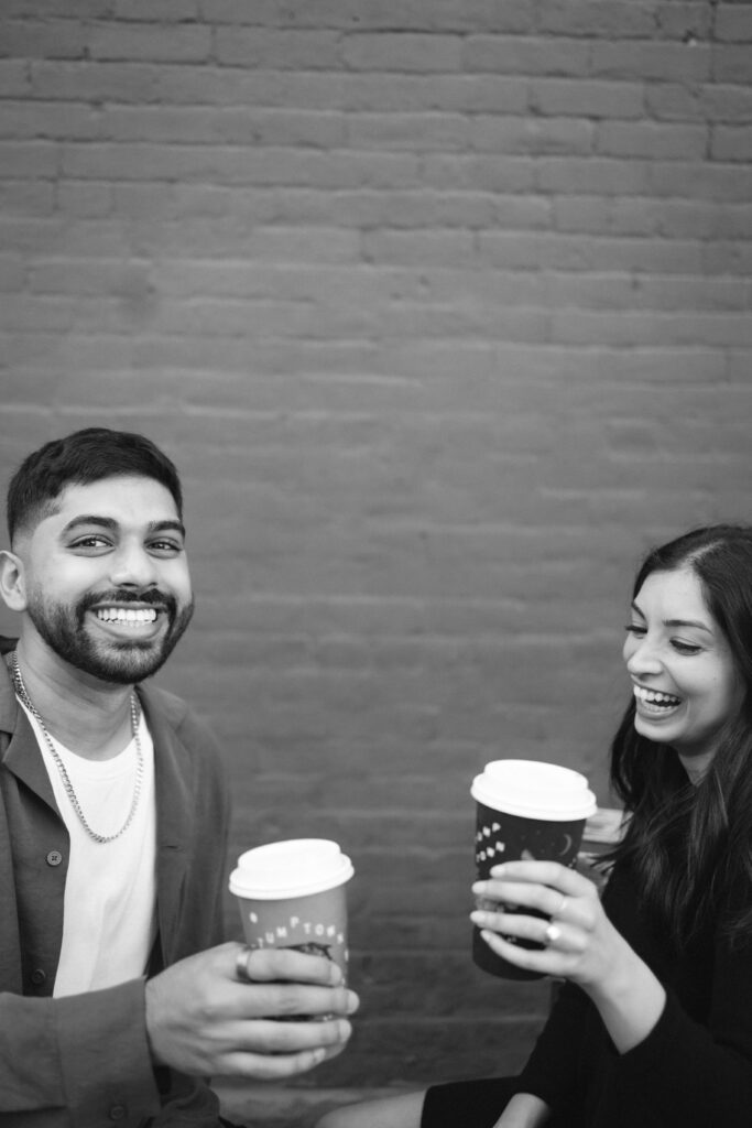 Couple photographed in west village by a new york engagement photographer