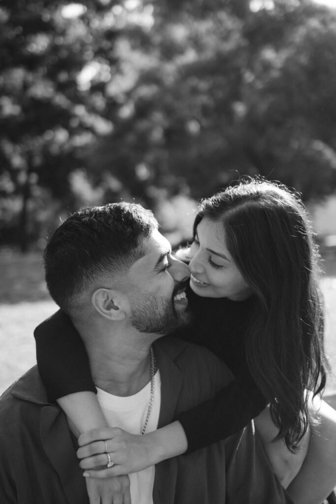 Couple photographed in west village by a new york engagement photographer