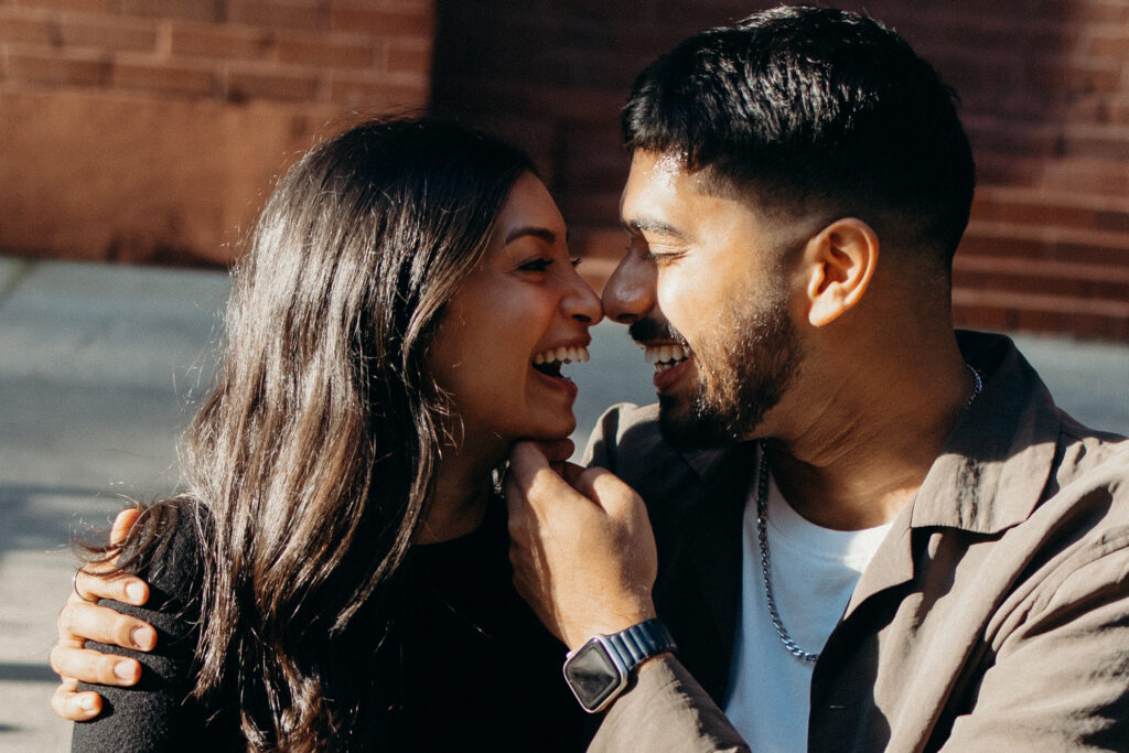 Couple photographed in west village by a new york engagement photographer