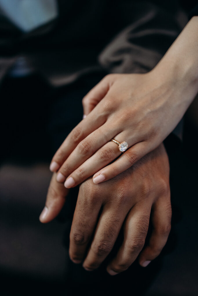 Couple photographed in west village by a new york engagement photographer