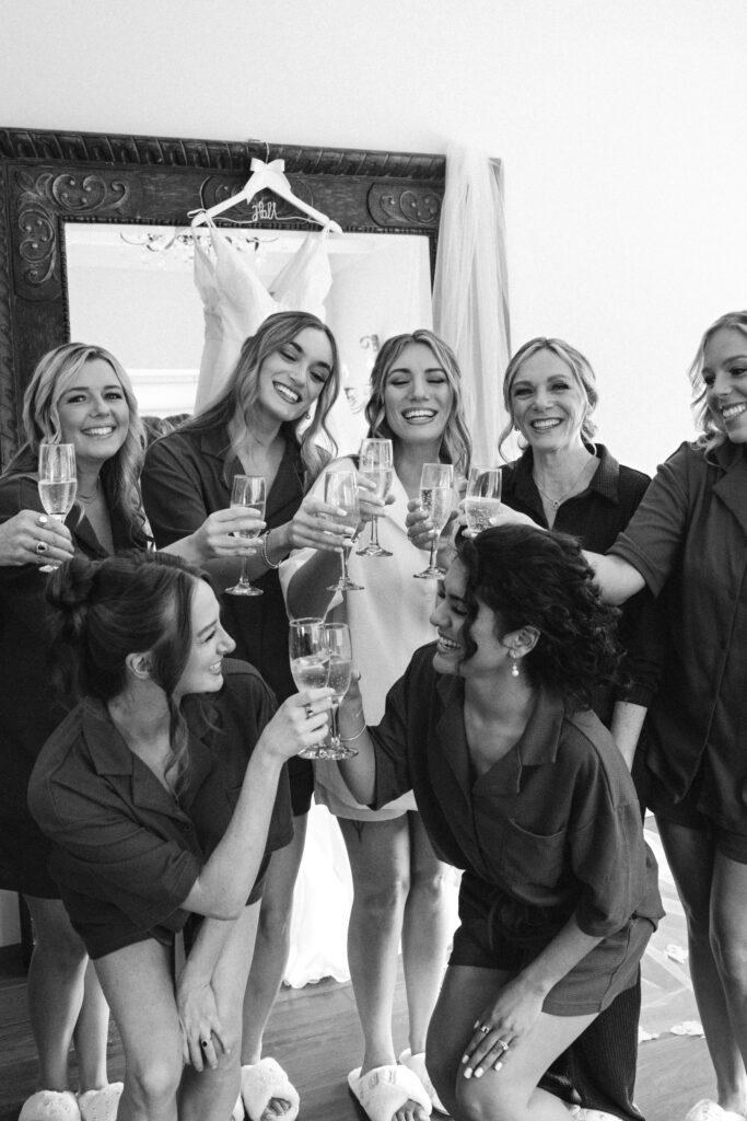 Bridal party at Perona Farms NJ