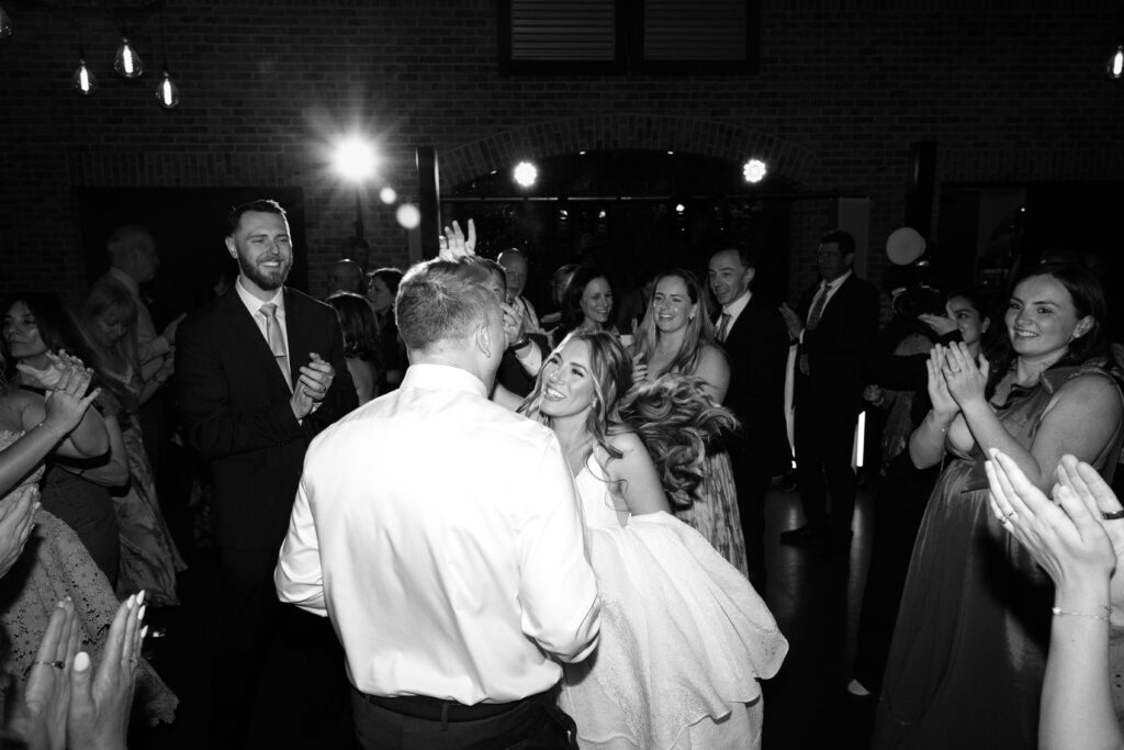 New jersey wedding photographer captures evening reception at Perona Farms NJ