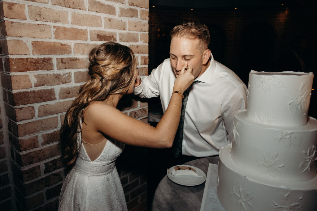 Cake cutting at Perona Farms NJ