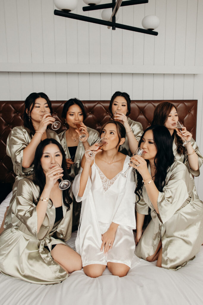 Bridal party at Brooklyn Winery