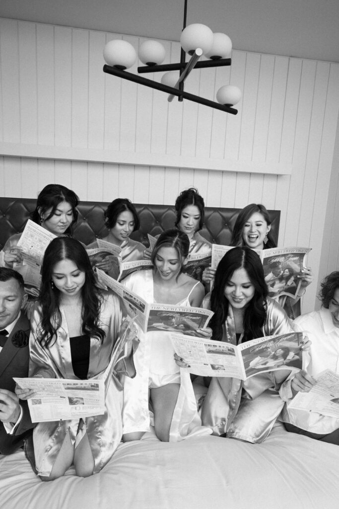 Bridal party at Brooklyn Winery