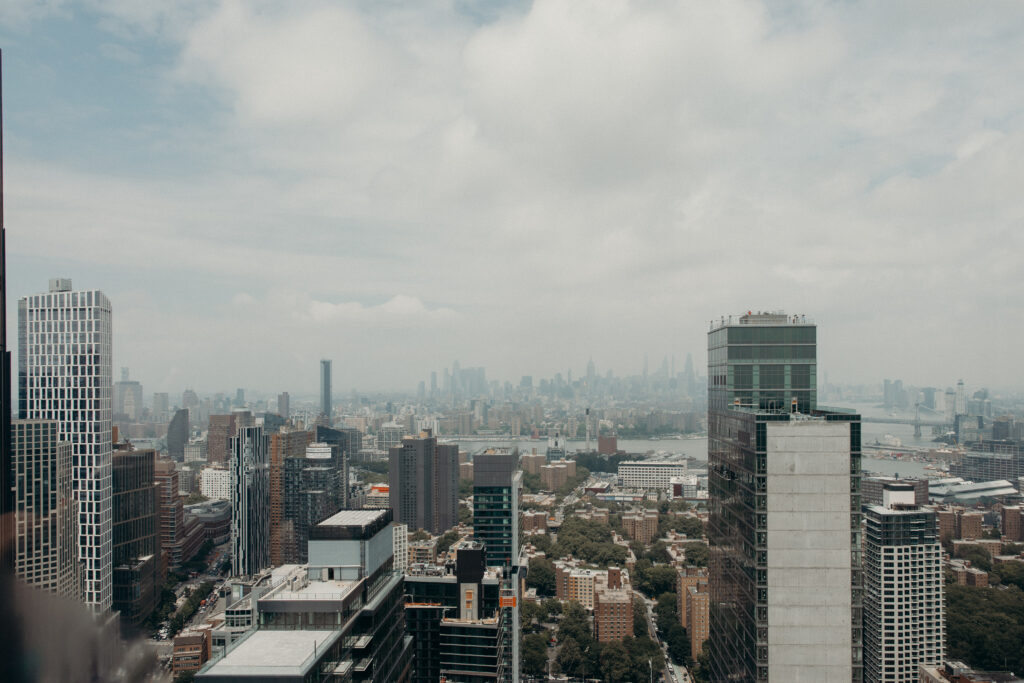 View of New York City from Brooklyn Winery