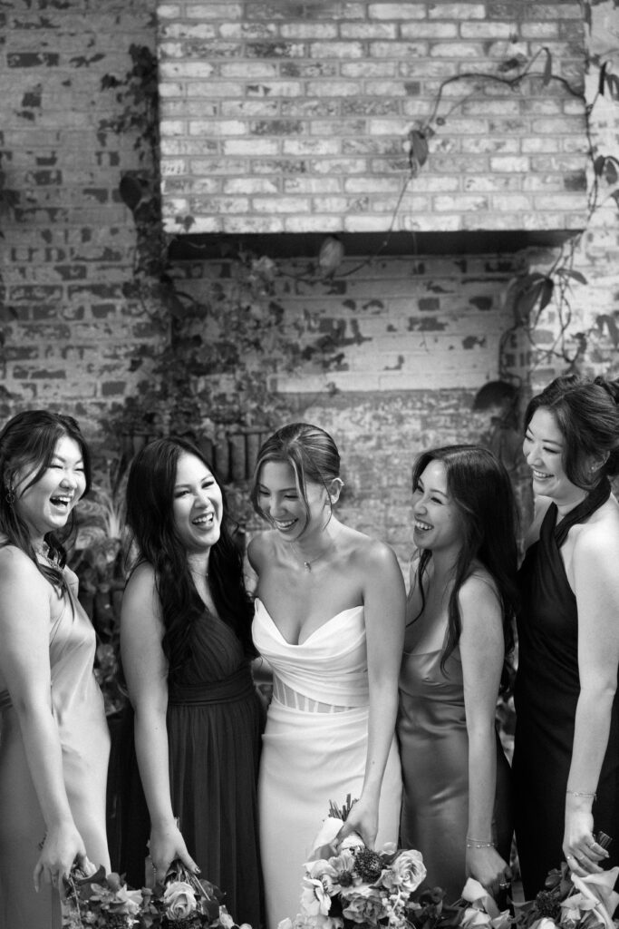 Wedding party at Brooklyn Winery