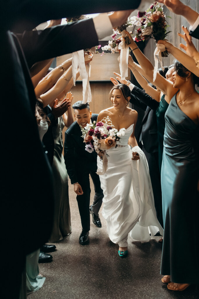 Wedding party at Brooklyn Winery