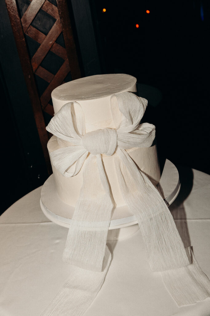 Cake cutting at The River Café NYC