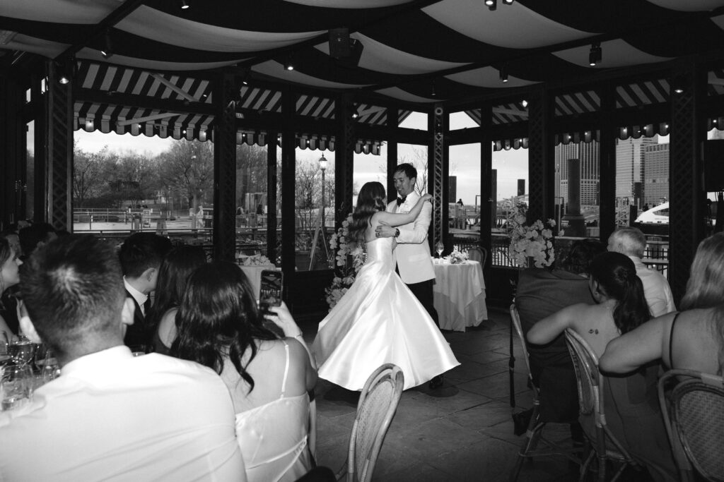 First dance at The River Café NYC