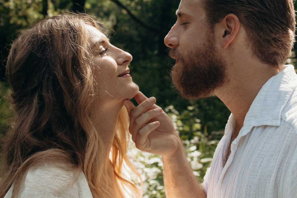 Central Jersey Park Engagement Photos by New Jersey Engagement Photographer