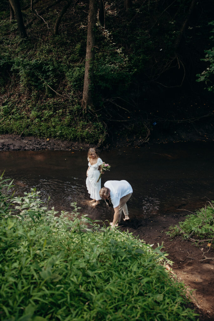 Central Jersey Park Engagement Photos by New Jersey Engagement Photographer