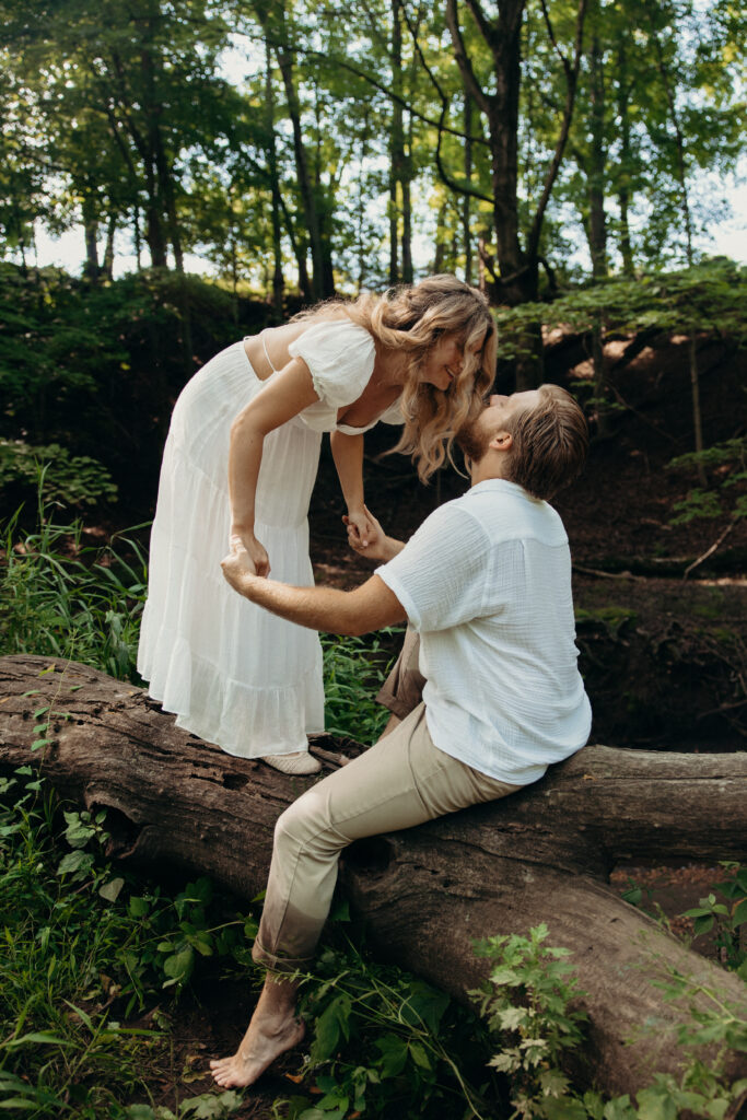 Central Jersey Park Engagement Photos by New Jersey Engagement Photographer