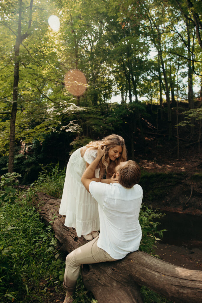Central Jersey Park Engagement Photos by New Jersey Engagement Photographer