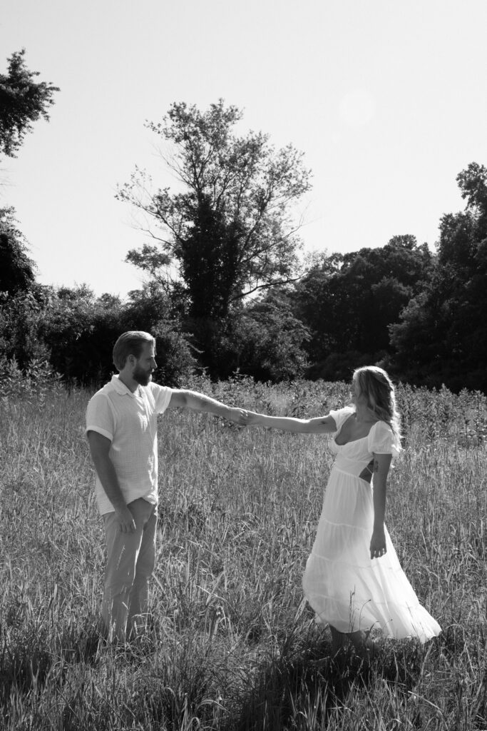 Central Jersey Park Engagement Photos by New Jersey Engagement Photographer