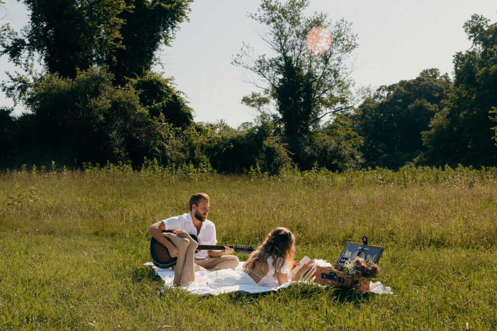 Central Jersey Park Engagement Photos by New Jersey Engagement Photographer