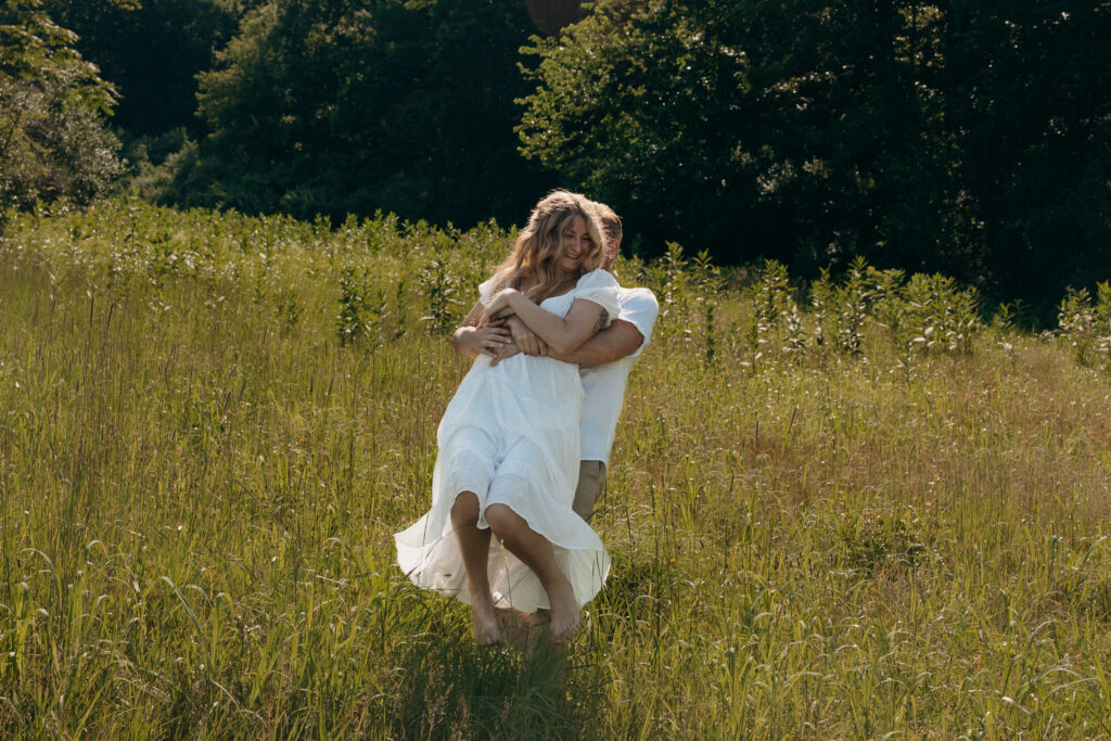 Central Jersey Park Engagement Photos by New Jersey Engagement Photographer