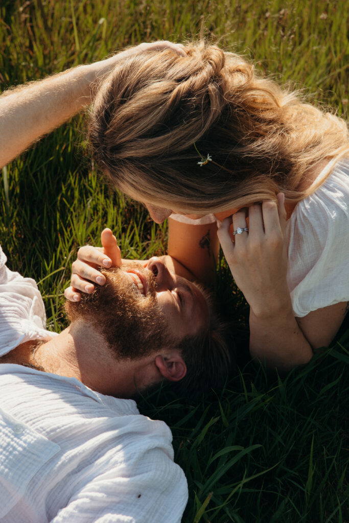 Central Jersey Park Engagement Photos by New Jersey Engagement Photographer