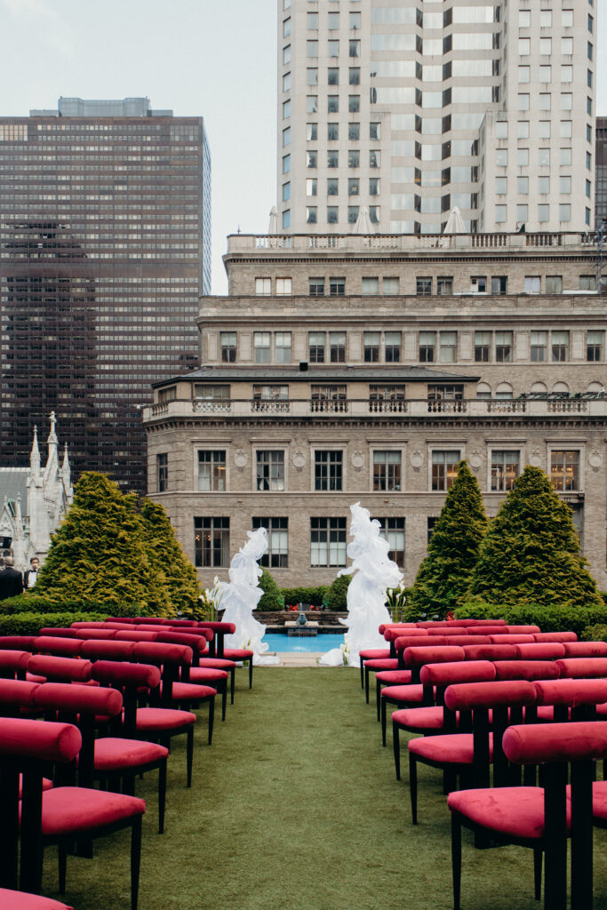 Wedding ceremony at 620 Loft & Garden