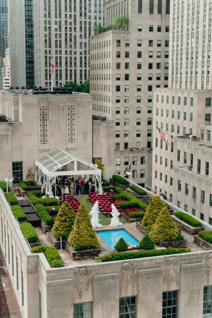Wedding ceremony at 620 Loft & Garden