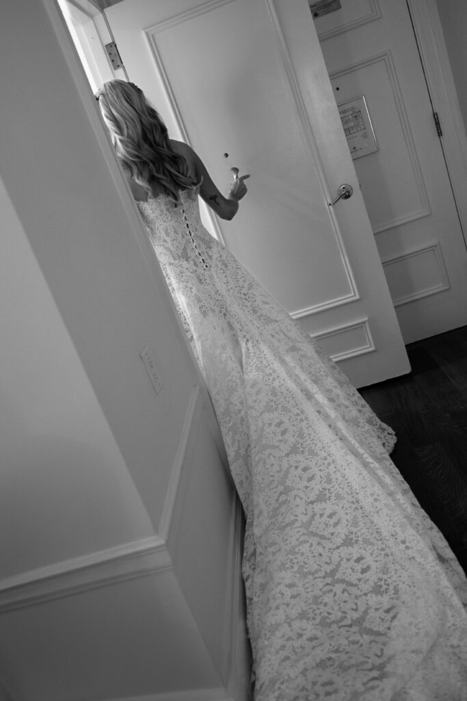 Bride getting ready at 620 Loft & Garden