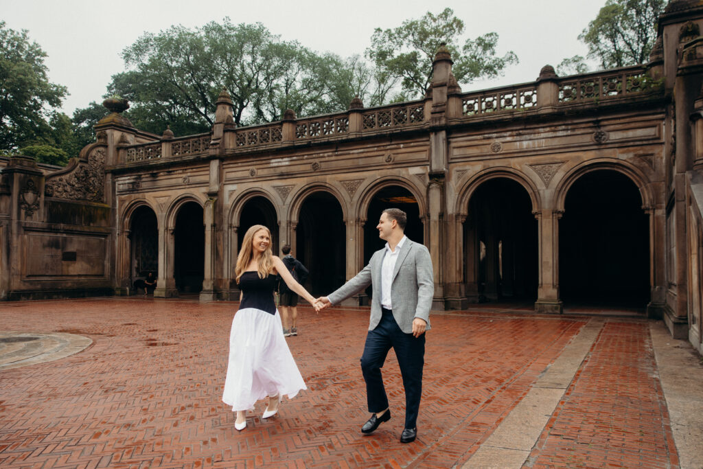 Central Park Engagement Photos by NYC Engagement Photographer