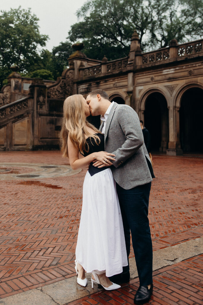 Central Park Engagement Photos by NYC Engagement Photographer