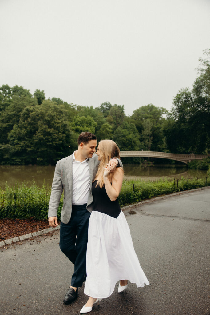 Central Park Engagement Photos by NYC Engagement Photographer