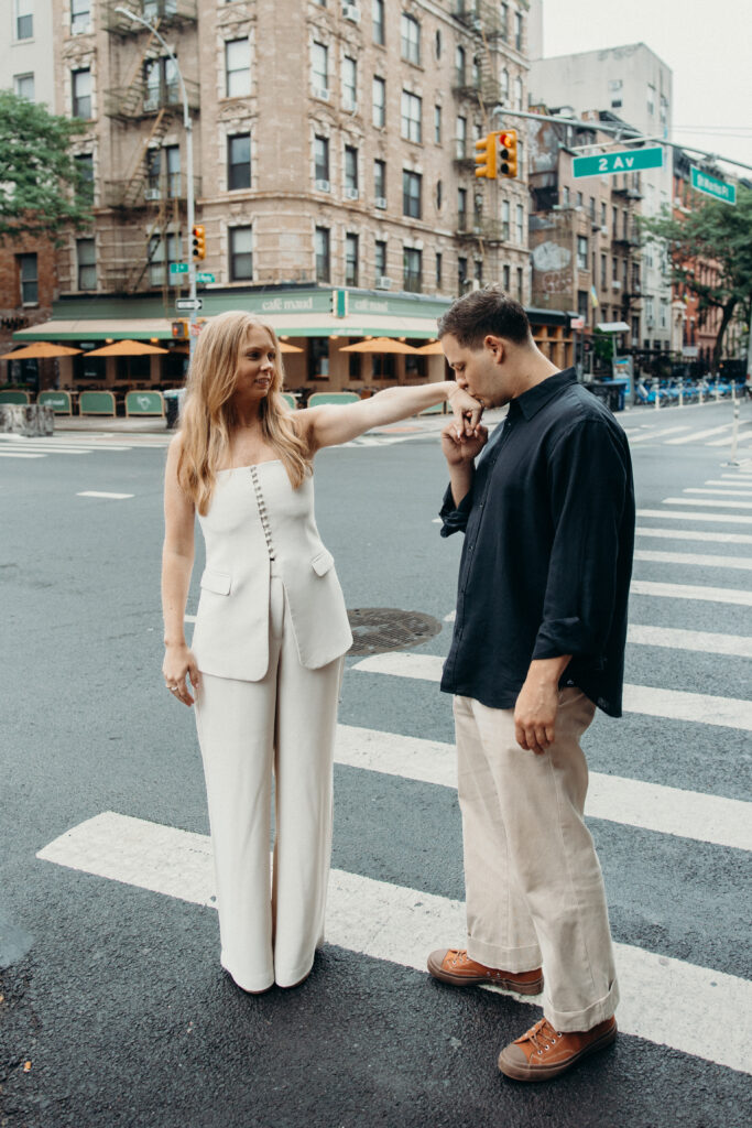 East Village Engagement Photos by NYC Engagement Photographer