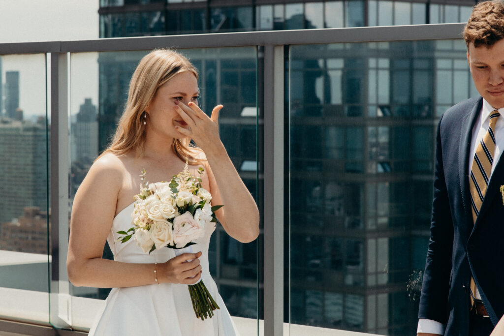 Elopement ceremony at NYC City Hall