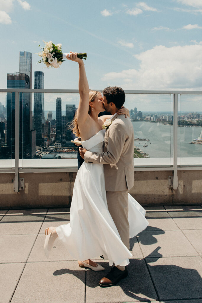 Elopement ceremony at NYC City Hall