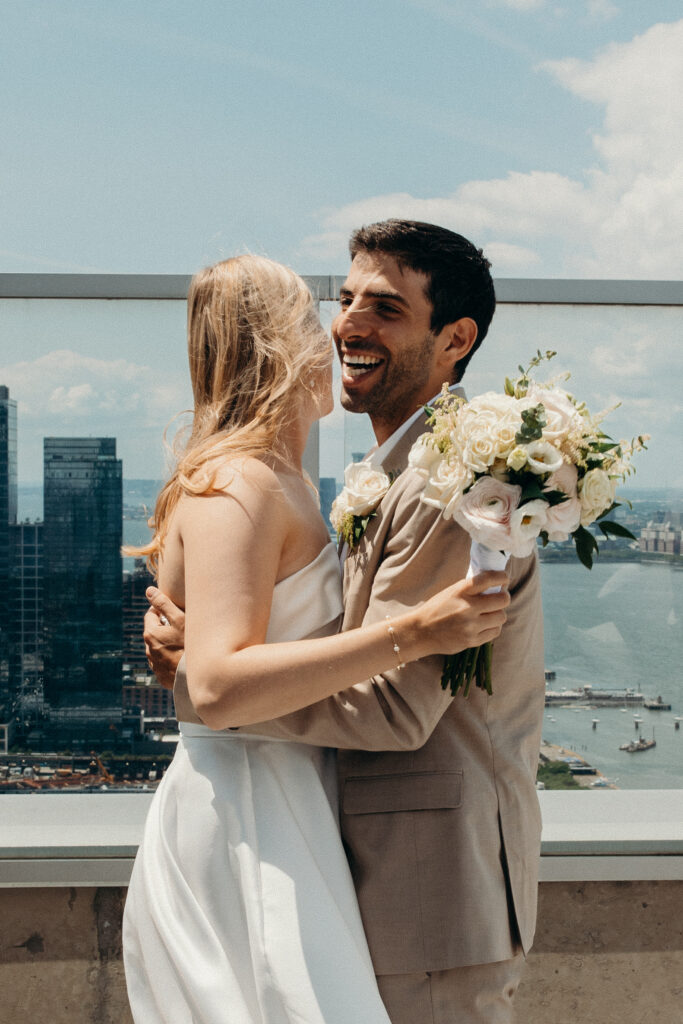 Elopement ceremony at NYC City Hall