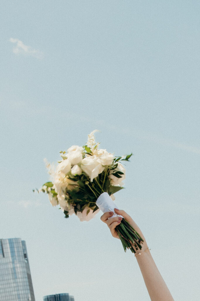 Elopement bouquet at NYC City Hall