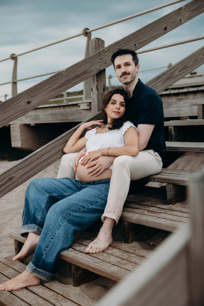 Maternity Photos at Spring Lake by New Jersey Photographer
