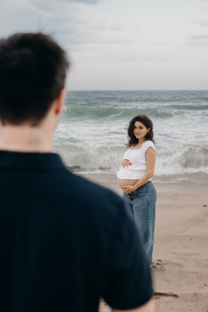 Maternity Photos at Spring Lake by New Jersey Photographer