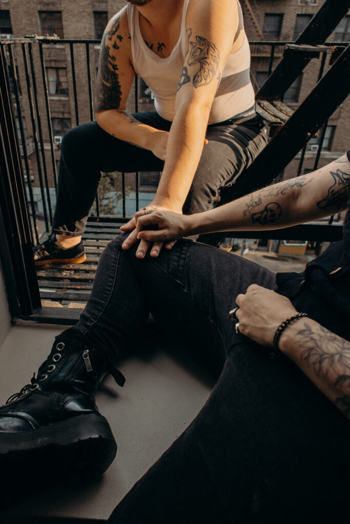 NYC Apartment Couple Photoshoot by NYC Couples Photographer