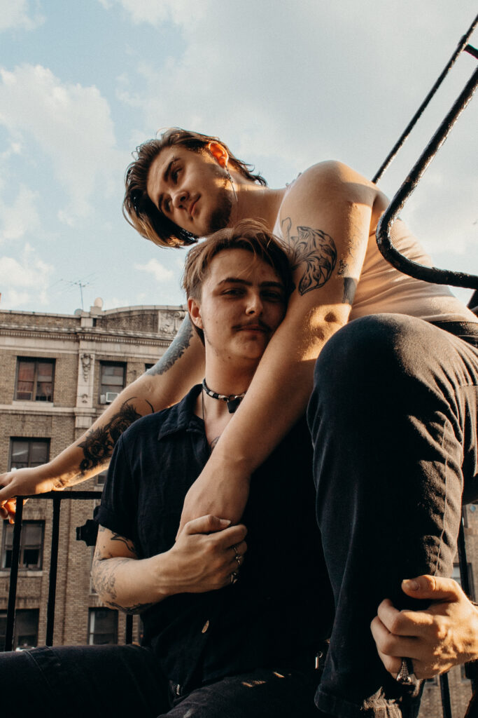 NYC Apartment Couple Photoshoot by NYC Couples Photographer