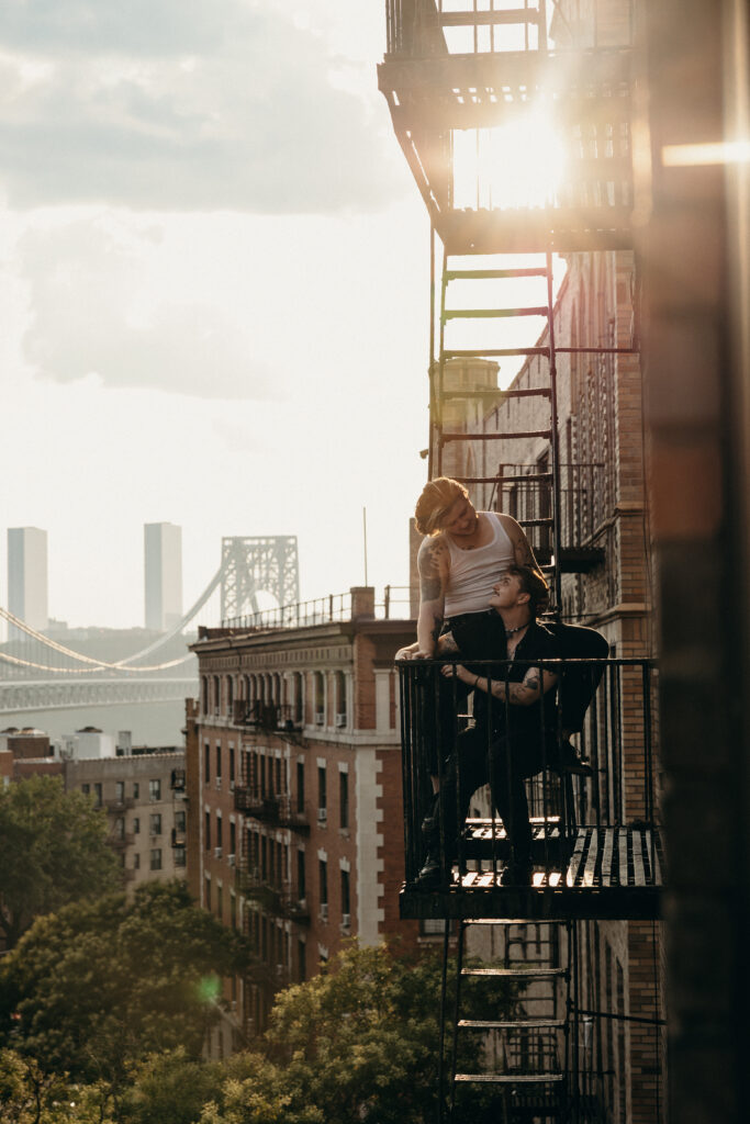 NYC Apartment Couple Photoshoot by NYC Couples Photographer