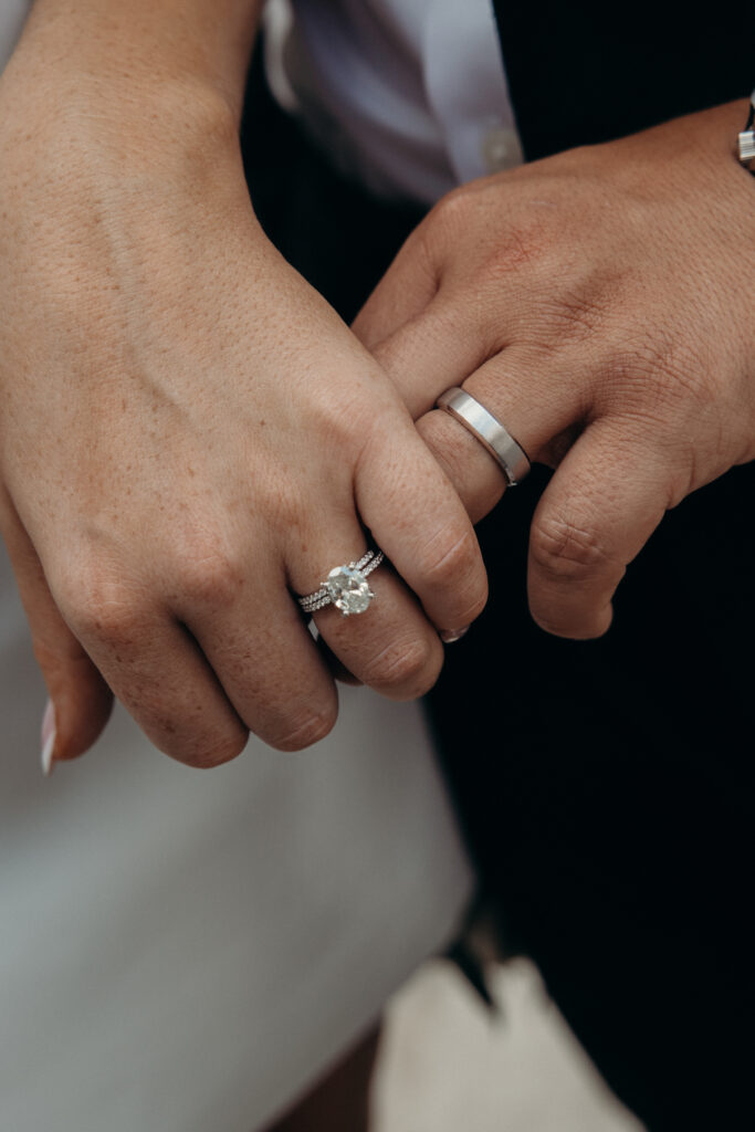 Wedding ring at central park