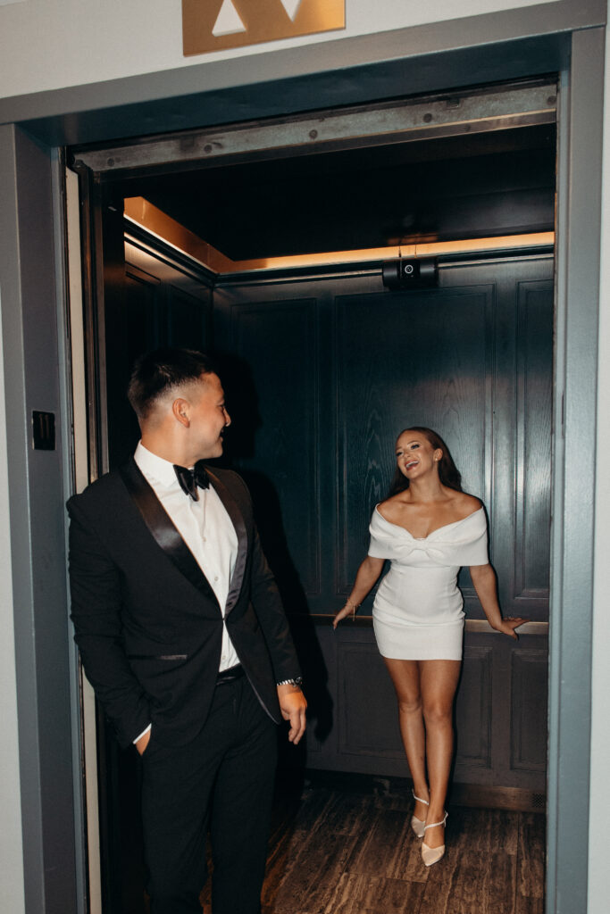 Couple photographed at central park by nyc elopement photographer