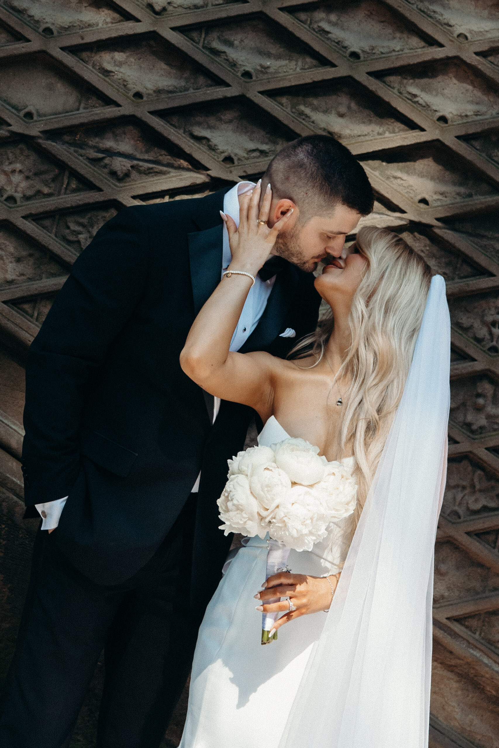 NYC elopement photographer captures the couple during their Central Park elopement.