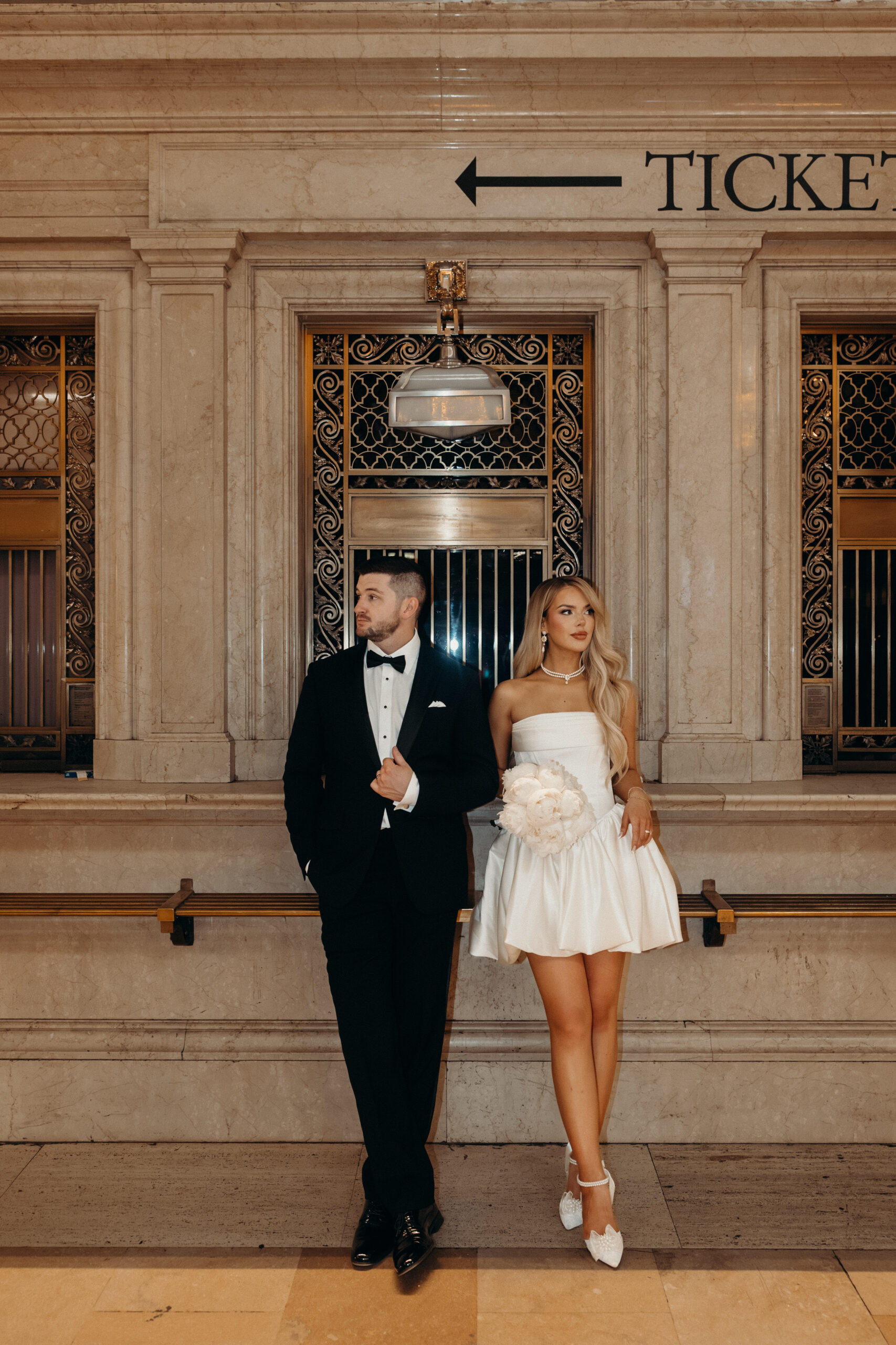 NYC elopement photographer captures the couple during their Central Park elopement.