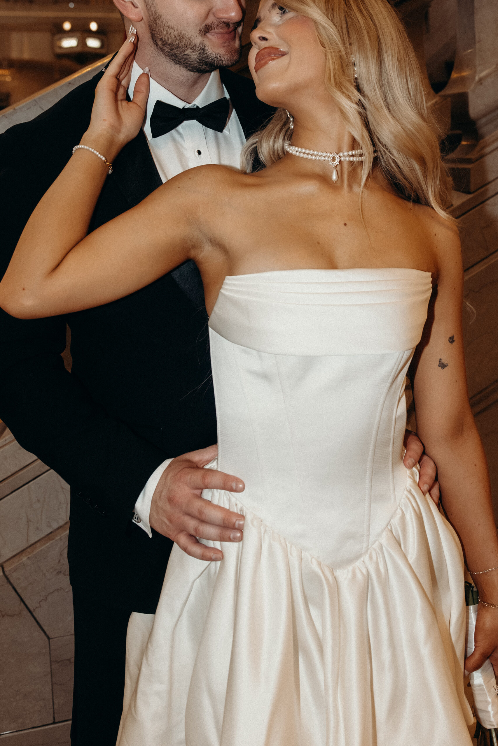 NYC elopement photographer captures the couple during their Central Park elopement.