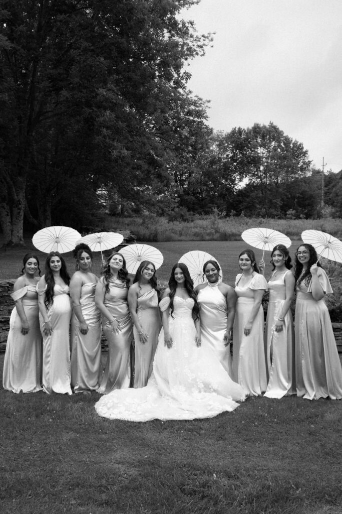 New york wedding photographer captures bridesmaids at Stonewall Estate