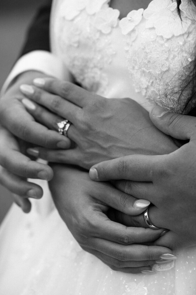 Wedding details at Stonewall Estate